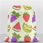 Fruits Pattern Background Food Drawstring Bag (Small)