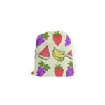 Fruits Pattern Background Food Drawstring Pouch (XS)