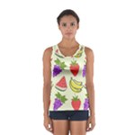 Fruits Pattern Background Food Sport Tank Top 