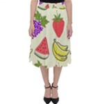 Fruits Pattern Background Food Classic Midi Skirt