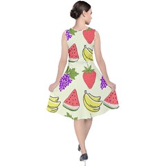 V-Neck Midi Sleeveless Dress  