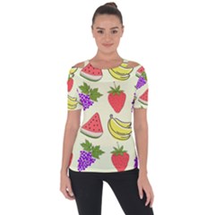 Shoulder Cut Out Short Sleeve Top 