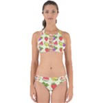Fruits Pattern Background Food Perfectly Cut Out Bikini Set