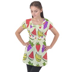 Puff Sleeve Tunic Top 