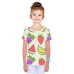 Fruits Pattern Background Food Kids  One Piece T-Shirt
