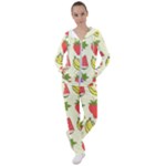 Fruits Pattern Background Food Women s Tracksuit