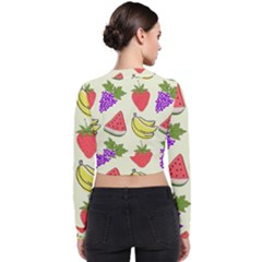 Long Sleeve Zip Up Bomber Jacket 