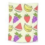 Fruits Pattern Background Food Medium Tapestry