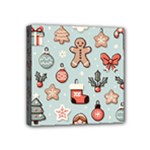 Christmas Cartoon Pattern Mini Canvas 4  x 4  (Stretched)
