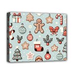 Christmas Cartoon Pattern Canvas 10  x 8  (Stretched)