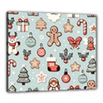Christmas Cartoon Pattern Canvas 24  x 20  (Stretched)