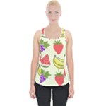 Fruits Pattern Background Food Piece Up Tank Top