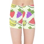 Fruits Pattern Background Food Kids  Sports Shorts