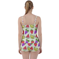 Tie Front Two Piece Tankini 