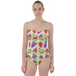 Fruits Pattern Background Food Sweetheart Tankini Set