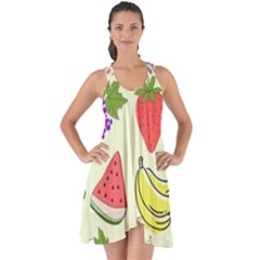Show Some Back Chiffon Dress 