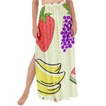 Fruits Pattern Background Food Maxi Chiffon Tie-Up Sarong