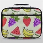 Fruits Pattern Background Food Full Print Lunch Bag