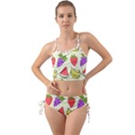 Fruits Pattern Background Food Mini Tank Bikini Set