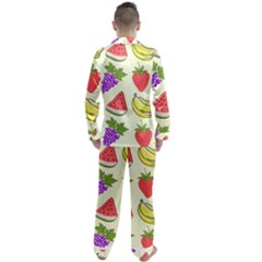 Men s Long Sleeve Satin Pajamas Set 