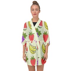 Half Sleeve Chiffon Kimono 