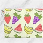 Fruits Pattern Background Food Canvas Cosmetic Bag (XXXL)