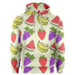 Fruits Pattern Background Food Men s Overhead Hoodie