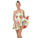 Fruits Pattern Background Food Inside Out Casual Dress