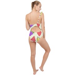 Frilly One Shoulder Swimsuit 