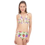 Fruits Pattern Background Food Cage Up Bikini Set