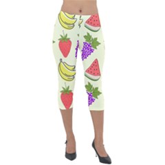 Lightweight Velour Capri Leggings  