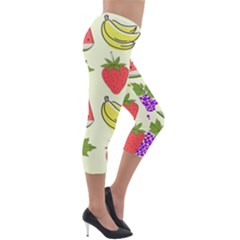 Lightweight Velour Capri Leggings  