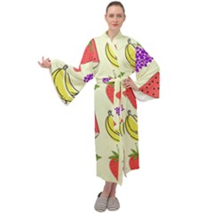 Maxi Velvet Kimono 