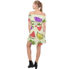 Off Shoulder Chiffon Dress 
