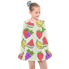 Kids  Long Sleeve Dress 