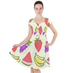 Cap Sleeve Midi Dress 