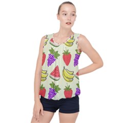 Bubble Hem Chiffon Tank Top 