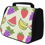 Fruits Pattern Background Food Full Print Travel Pouch (Big)