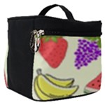 Fruits Pattern Background Food Make Up Travel Bag (Small)