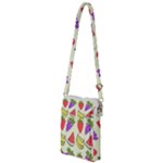 Fruits Pattern Background Food Multi Function Travel Bag
