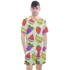 Men s Mesh T-Shirt and Shorts Set 