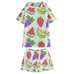 Fruits Pattern Background Food Kids  Swim T-Shirt and Shorts Set