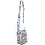 Christmas Cartoon Pattern Shoulder Strap Belt Bag