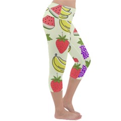 Lightweight Velour Capri Yoga Leggings 