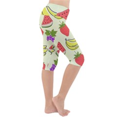 Lightweight Velour Cropped Yoga Leggings 