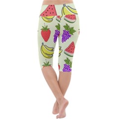 Lightweight Velour Cropped Yoga Leggings 