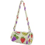 Fruits Pattern Background Food Mini Cylinder Bag