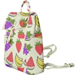 Fruits Pattern Background Food Buckle Everyday Backpack