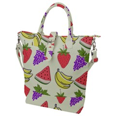 Buckle Top Tote Bag 