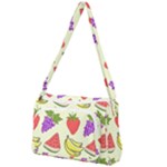 Fruits Pattern Background Food Front Pocket Crossbody Bag